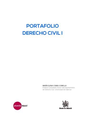 PORTAFOLIO DERECHO CIVIL I
