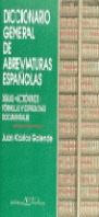 DICCIONARIO GENERAL ABREVIATURAS ESPAÑOLAS