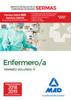 ENFERMERO/A DEL SERVICIO DE SALUD DE LA COMUNIDAD DE MADRID. TEMARIO VOLUMEN 4