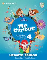 BE CURIOUS LEVEL 4 ACTIVITY BOOK WITH HOME BOOKLET AND DIGITAL PACK UPDATED