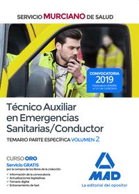 TÉCNICO AUXILIAR EN EMERGENCIAS SANITARIAS/CONDUCTOR DEL SERVICIO MURCIANO DE SA