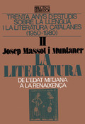 TRENTA ANYS D'ESTUDIS SOBRE LA LLENGUA I LA LITERATURA CATALANES (1950 1980). II