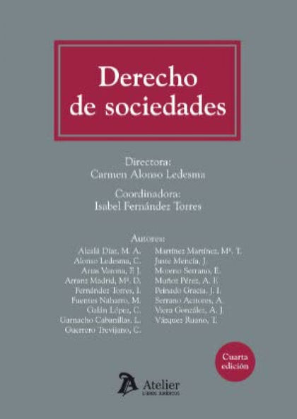 DERECHO DE SOCIEDADES (4ª EDICIÓN).