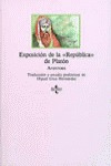 EXPOSICIÓN DE LA REPÚBLICA DE PLATÓN