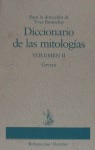 DICCIONARIO MITOLOGIAS V.II GRECIA