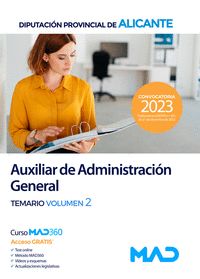AUXILIAR DE ADMINISTRACIÓN GENERAL DE LA DIPUTACIÓN PROVINCIAL DE ALICANTE. TEMA