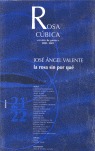 ROSA CÚBICA 21-22, REVISTA DE POESÍA, 2000-2001