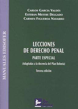 LECCIONES DE DERECHO PENAL, PARTE ESPECIAL