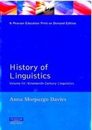 HISTORY OF LINGUISTICS IV NINETEENTH CENTURY LINGUISTICS