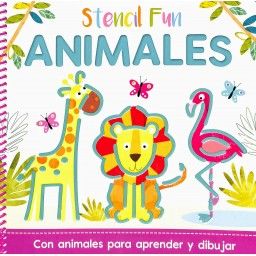 STENCIL FUN ANIMALES. STENCIL FUN. EDIC ILUSTRADO (ESPAÑOL)