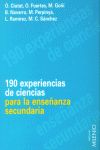 190 EXPERIENCIAS DE CIENCIAS PARA LA ENSEÑANAZA SECUNDARIA