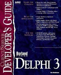 DELPHI 3 BORLAND PRESS DEVELOPERS GUIDE