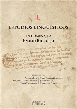 ESTUDIOS LINGÜÍSTICOS EN HOMENAJE A EMILIO RIDRUEJO (2 VOL.).