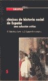 CLÁSICOS DE HISTORIA SOCIAL DE ESPAÑA