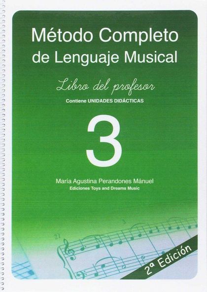 METODO COMPLETO DE LENGUAJE MUSICAL 3 2ªED LIBRO PROFESOR