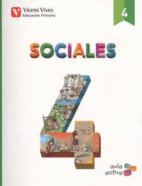 SOCIALES 4+ CASTILLA Y LEON SEPARATA (AULA ACTIVA)