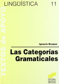 CATEGORIAS GRAMATICALES