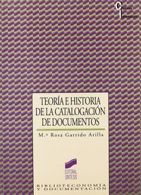 TEORIA HISTORIA CATALOGACION DOCUMENTOS