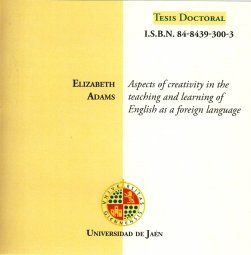 ASPECTS OF CREATIVITY IN THE TEACHING AND LEARNING OF ENGLISH AS FOREIGN LANGUAG