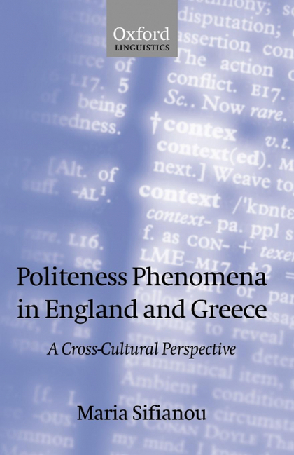 POLITENESS PHENOMENA IN ENGLAND AND GREECE