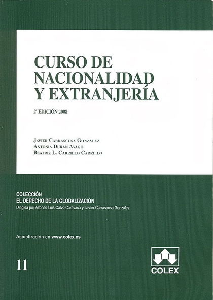 CURSO DE NACIONALIDAD Y EXTRANJERIA 2ª ED.