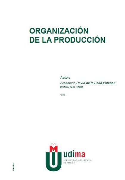 ORGANIZACIÓN DE LA PRODUCCIÓN