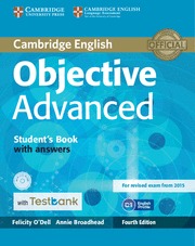 OBJECTIVE ADVANCED STUDENT'S BOOK WITH ANSWERS WITH CD-ROM WITH TESTBANK 4TH EDI