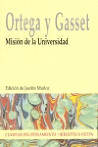 MISIÓN DE LA UNIVERSIDAD
