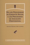 DE LOS PROGRAMAS DE GARANTÍA SOCIAL A LOS PROGRAMAS DE INICIACIÓN PROFESIONAL