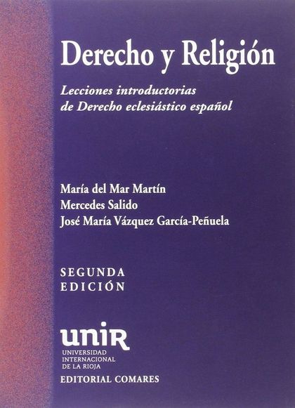 DERECHO Y RELIGIÓN : LECCIONES INTRODUCTORIAS DE DERECHO ECLESIÁSTICO ESPAÑOL