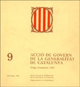 ACCIÓ DE GOVERN DE LA GENERALITAT DE CATALUNYA 1980 (MAIG-DESEMBRE)
