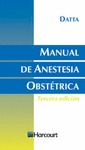 MANUAL DE ANESTESIA OBSTÉTRICA