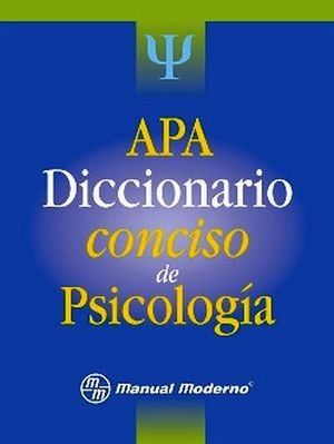 DICCIONARIO CONCISO DE PSICOLOGÍA