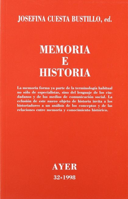 MEMORIA E HISTORIA