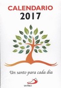 CALENDARIO UN SANTO PARA CADA DÍA 2017 - TAMAÑO Y LETRA GRANDE