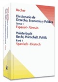 DICCIONARIO DE DERECHO, ECONOMÍA Y POLÍTICA: ESPAÑOL - ALEMAN.