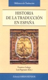 HISTORIA DE LA TRADUCCIÓN EN ESPAÑA