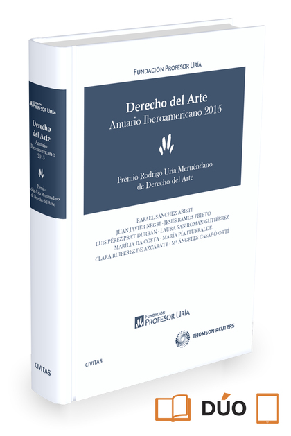 DERECHO DEL ARTE (PAPEL + E-BOOK). ANUARIO IBEROMERICANO 2015