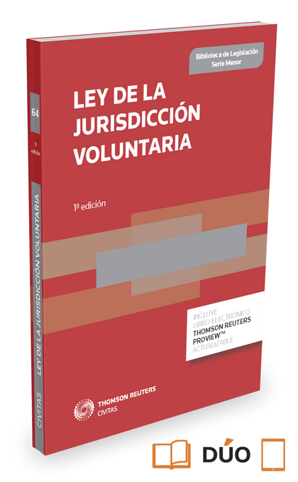 LEY DE LA JURISDICCIÓN VOLUNTARIA (PAPEL + E-BOOK).