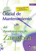 OFICIAL DE MANTENIMIENTO DEL AYUNTAMIENTO DE ZARAGOZA. TEST