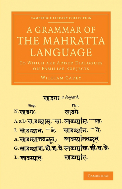 A GRAMMAR OF THE MAHRATTA LANGUAGE