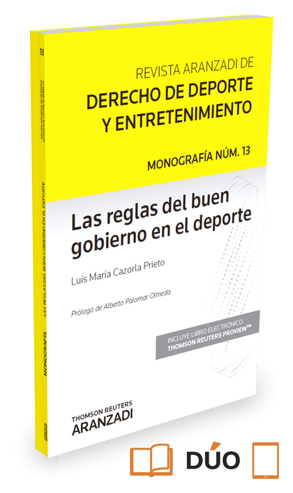 LAS REGLAS DEL BUEN GOBIERNO EN EL DEPORTE  (PAPEL + E-BOOK)