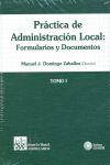 PRÁCTICA DE LA ADMINISTRACIÓN LOCAL: FORMULARIOS Y DOCUMENTOS