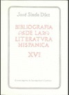 BIBLIOGRAFÍA DE LA LITERATURA HISPÁNICA. TOMO XVI. SIGLOS XVI Y XVII (NAVARRO-PA.