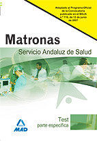 MATRONAS DEL SERVICIO ANDALUZ DE SALUD. TEST PARTE ESPECÍFICA.
