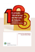 EL ARTICULO 108 DE LA LEY DEL MERCADO DE VALORES.