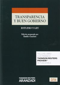 TRANSPARENCIA Y BUEN GOBIERNO (PAPEL + E-BOOK)