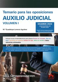 TEMARIO PARA LAS OPOSICIONES DE AUXILIO JUDICIAL 2023 (I)