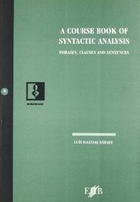 A COURSE BOOK OF SYNTACTIC ANALYSIS