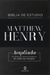 BIBLIA DE ESTUDIO MATTHEW HENRY- BONDED LEATHER (PIEL FABRICADA)